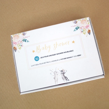 Boîte postale personnalisée pour un kit baby shower
