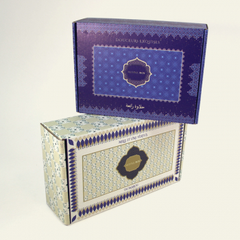 Coffret personnalisé pour des produits marocains