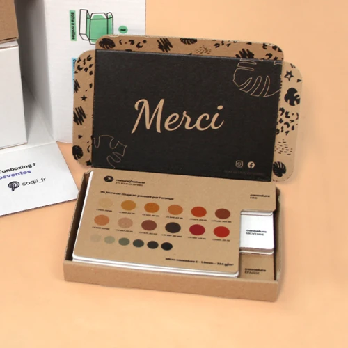 les différents types de carton chez Coqli