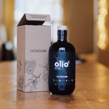 Un étui 1 bouteille pour de l'huile d'olive