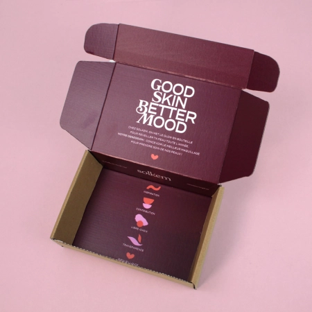 Coffret personnalisé pour des cosmétiques