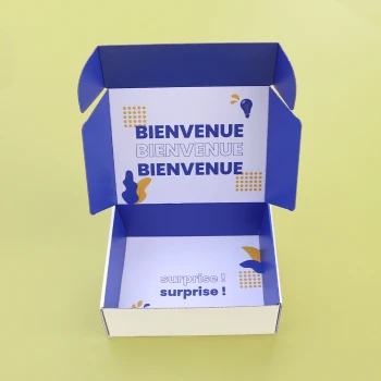 Exemple de coffret personnalisé pour un welcome kit