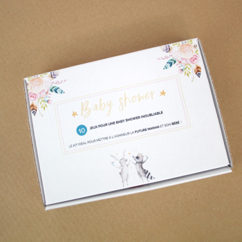 Boîte postale personnalisée pour un kit baby shower
