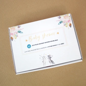 Boîte postale personnalisée pour un kit baby shower