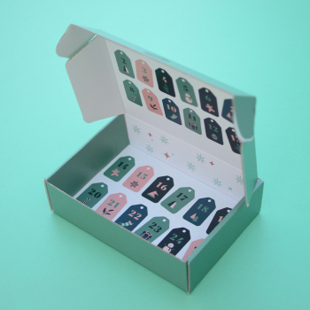 Boite à oreilles personnalisée en calendrier de l'avent