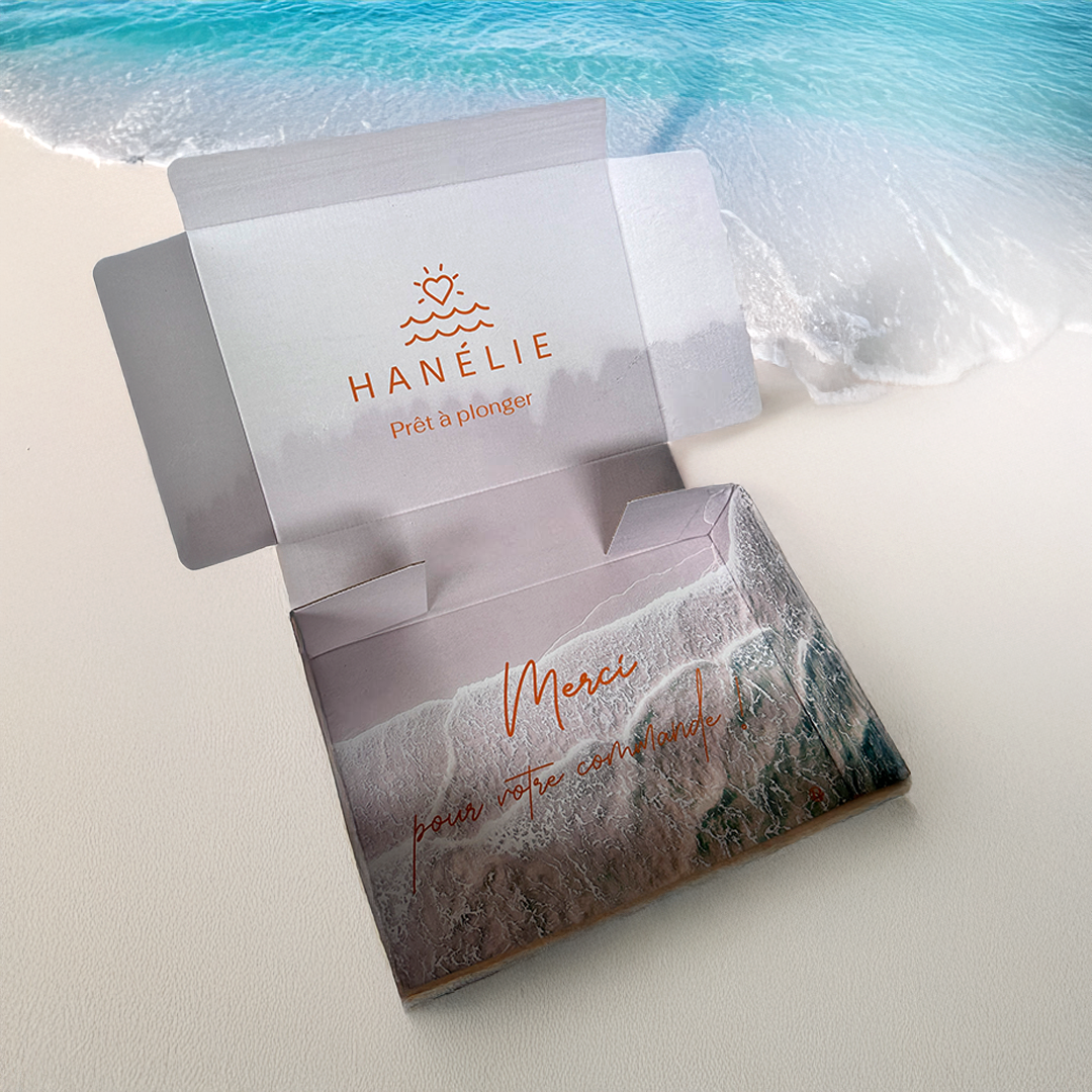 Boîte e-commerce pour boutique en ligne
