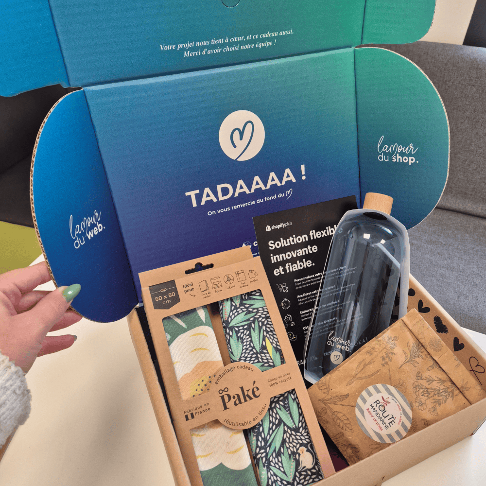 Boîte e-commerce pour box cadeau