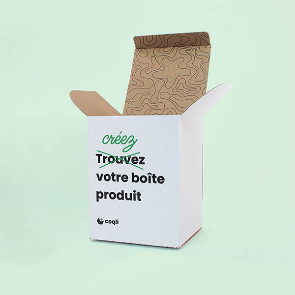 Boîte produit en carton