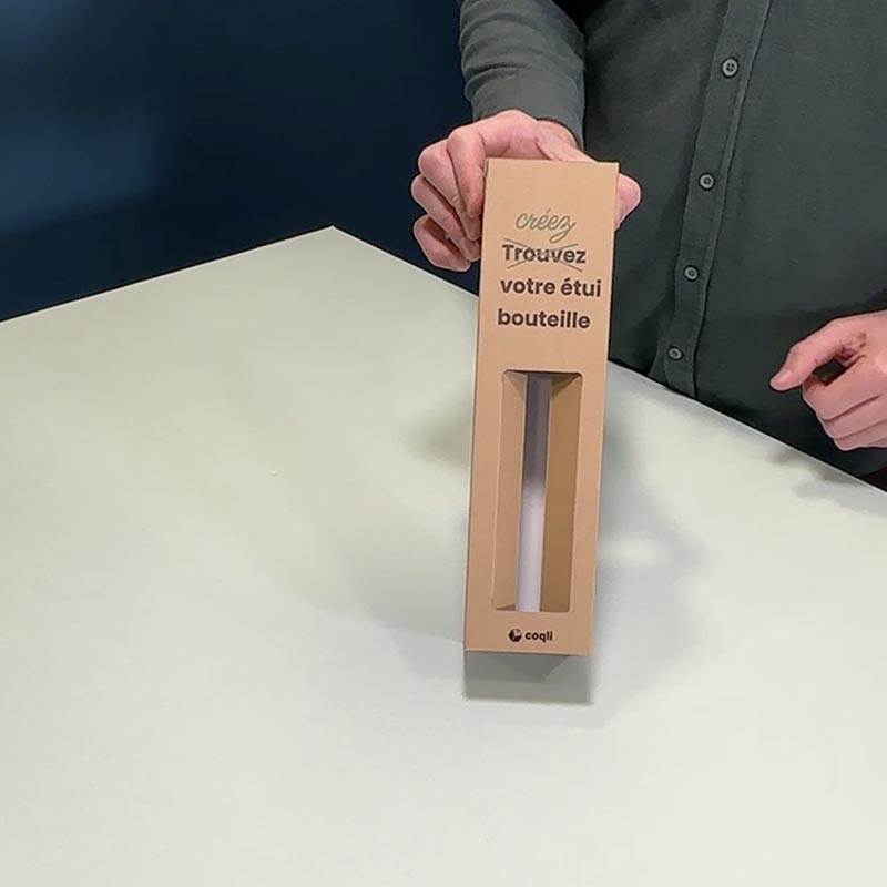 Étui 4 bouteilles à fenêtres