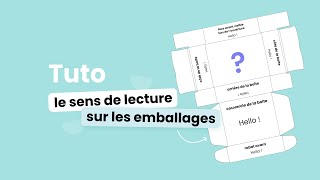 Le sens de lecture d'un emballage personnalisé